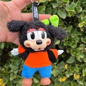 Disney Inspired Pop Mart Goofy Family Cute Together Bling Box Keychain